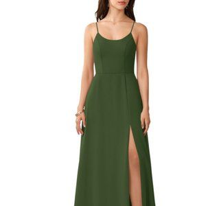 Azazie Moira Bridesmaid Dress - Olive